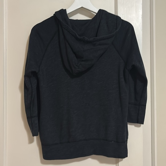 James Perse black zip up hoodie. Size 1 - Picture 2 of 7